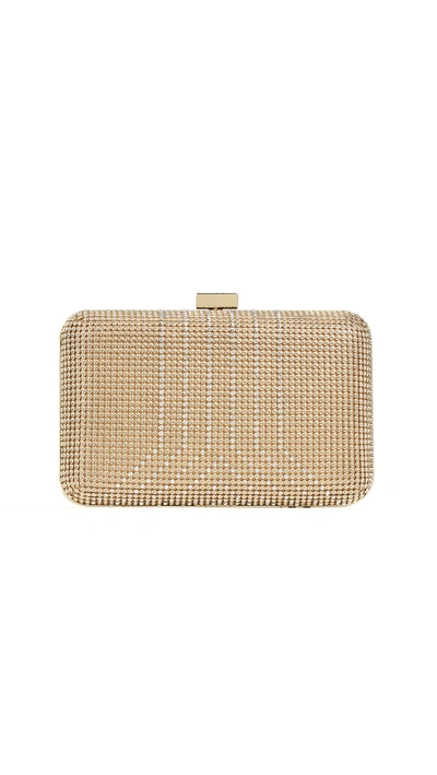 Shop Whiting & Davis Yves Minaudiere In Gold