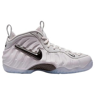 Shop Nike Men's Air Foamposite Pro Qs Basketball Shoes, Grey