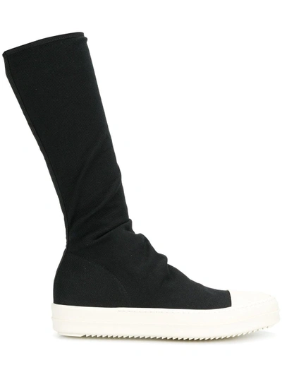Rick Owens Drkshdw Mid calf Sneaker Boots In Black ModeSens