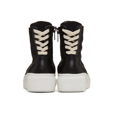 Shop D By D Black Back String Mid-top Sneakers