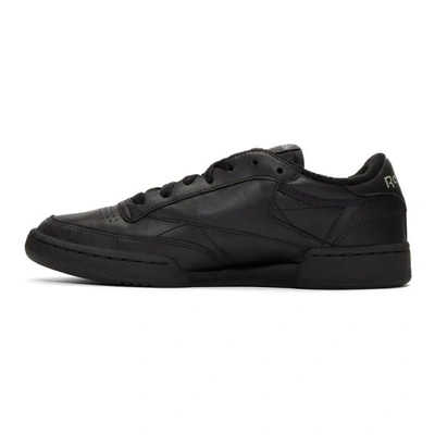 Shop Reebok Classics Black Club C 85 Archive Sneakers In Black/carbo