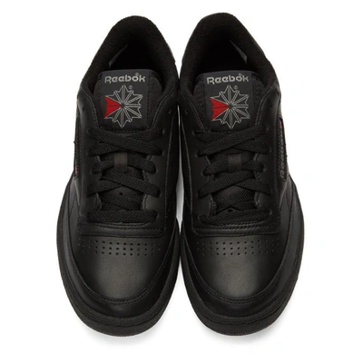 Shop Reebok Classics Black Club C 85 Archive Sneakers In Black/carbo