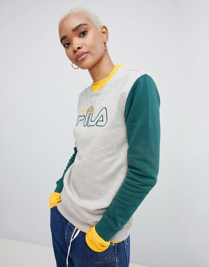 oversized fila sweatshirt