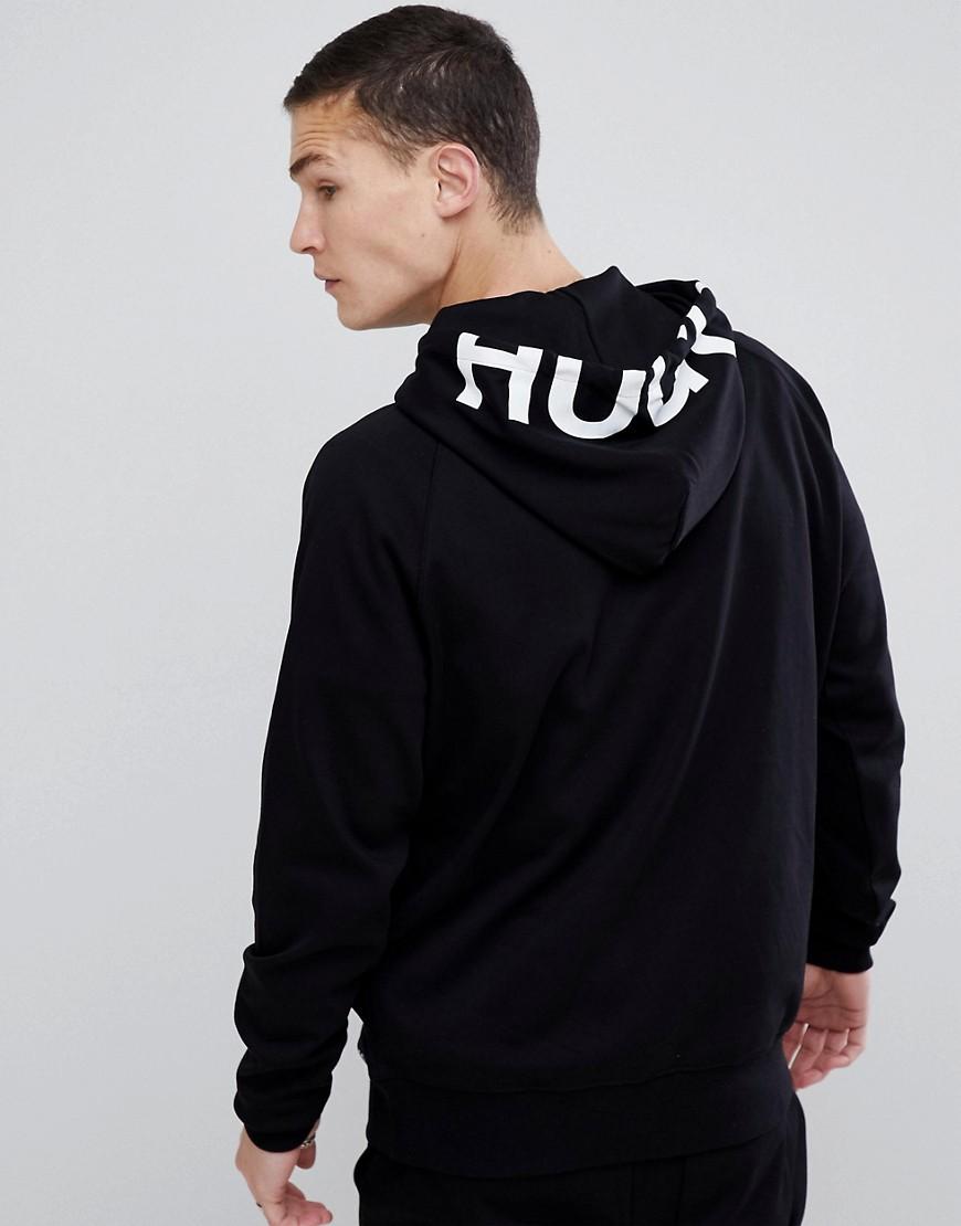 hugo dayfun logo hooded sweatshirt