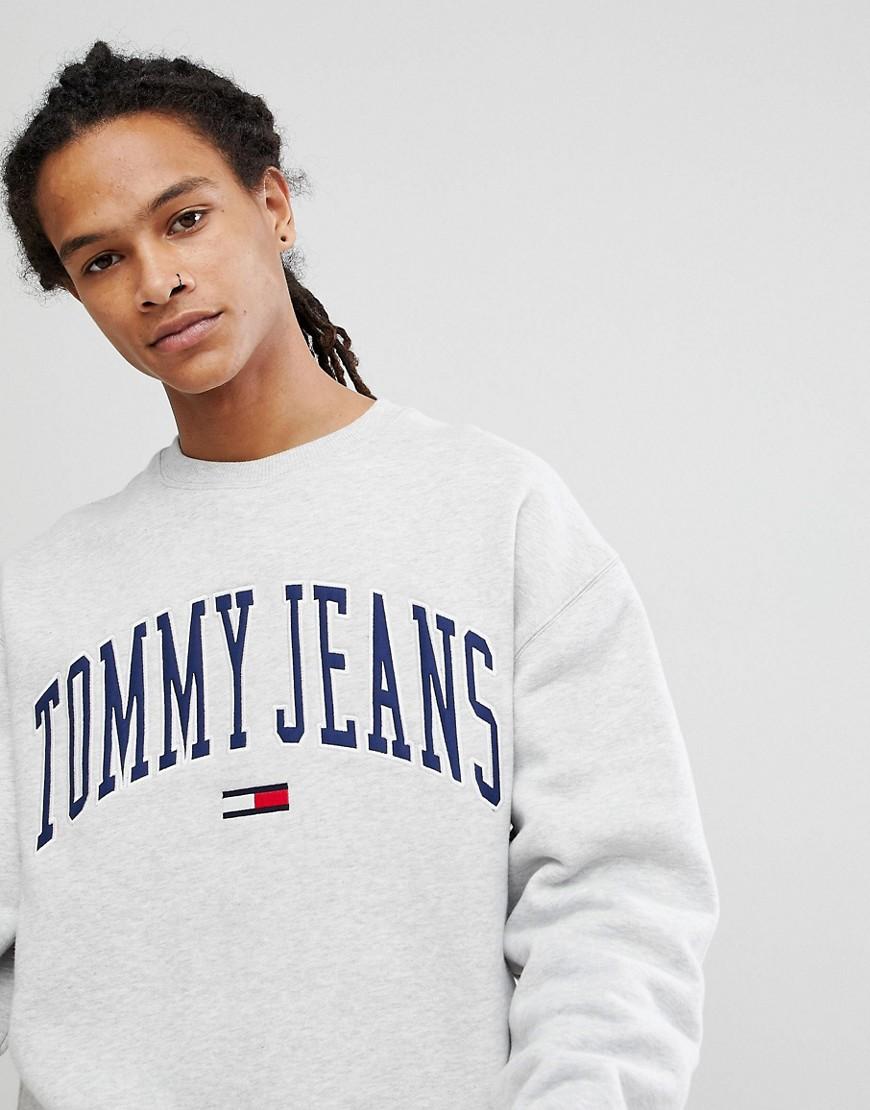 tommy jeans sweatshirt collegiate