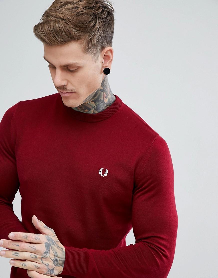 fred perry cotton jumper