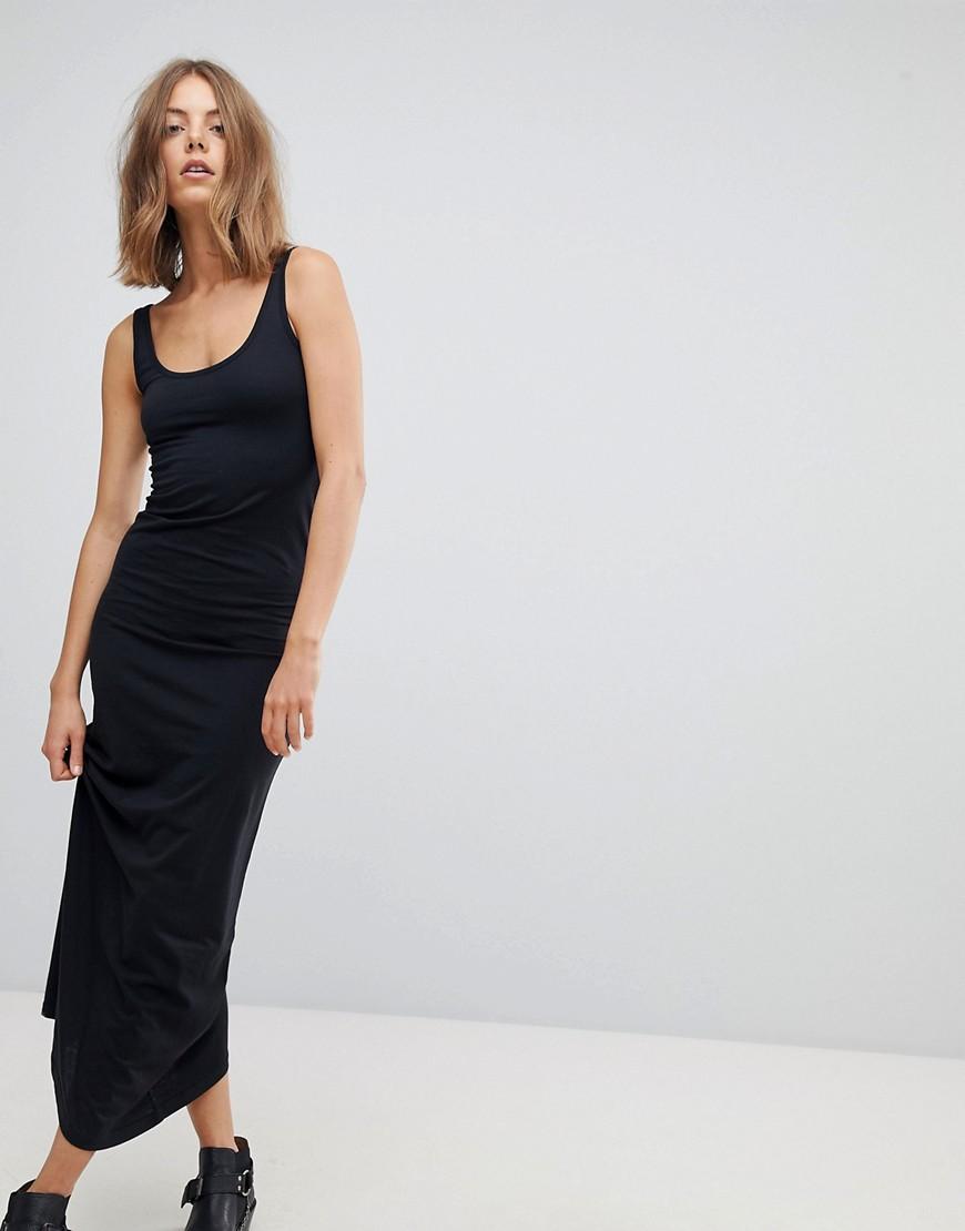 vero moda black maxi dress