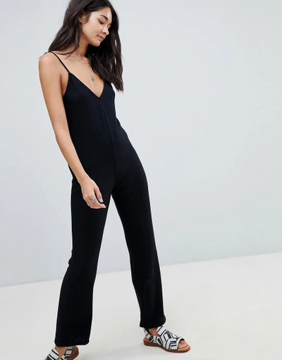 Shop Nytt Aubrey Cami Strap Jumpsuit - Black