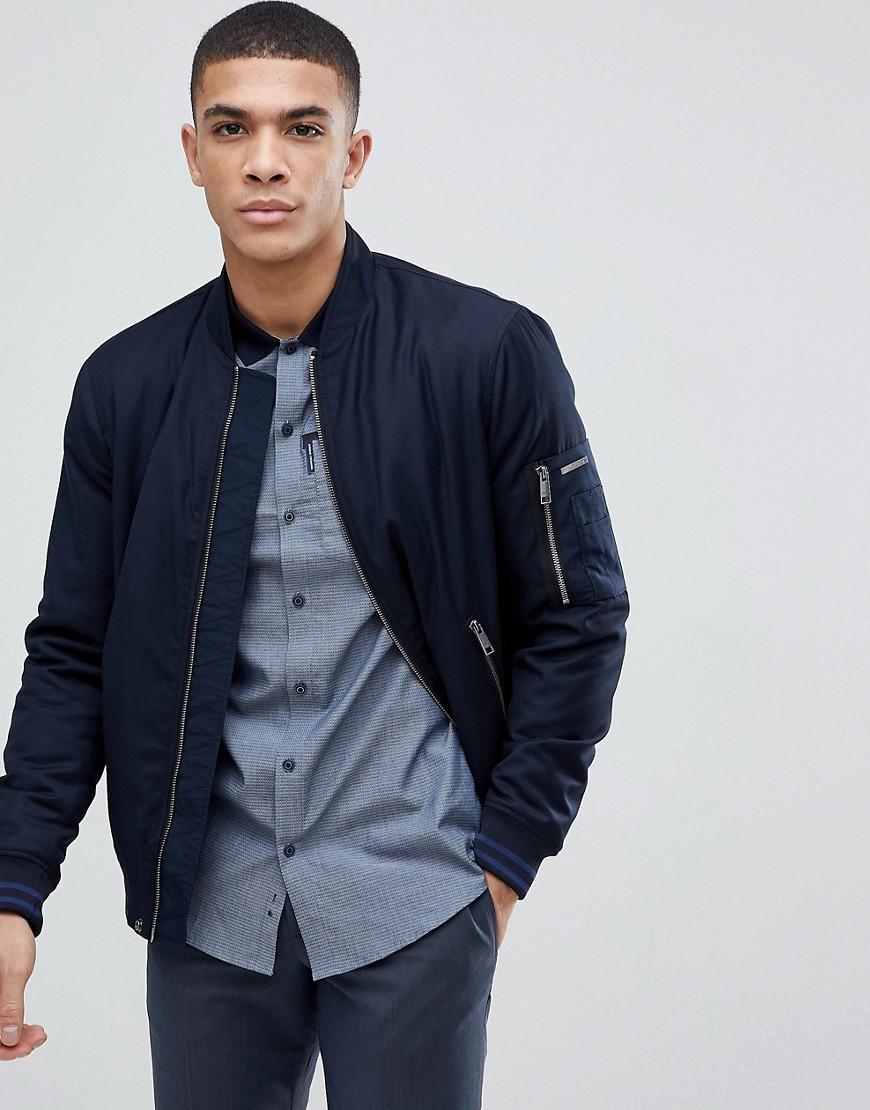 armani exchange blue jacket