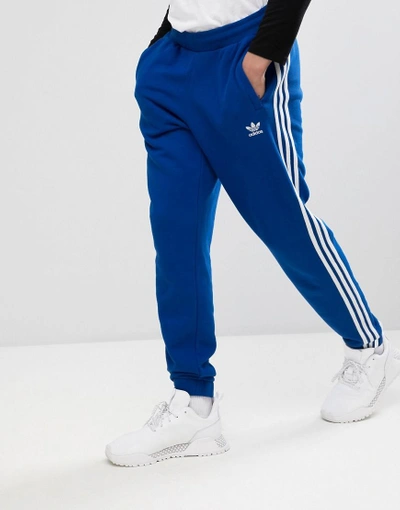 Adidas Originals Adicolor Beckenbauer Joggers In Skinny Fit In Blue Cw1271  - Blue | ModeSens