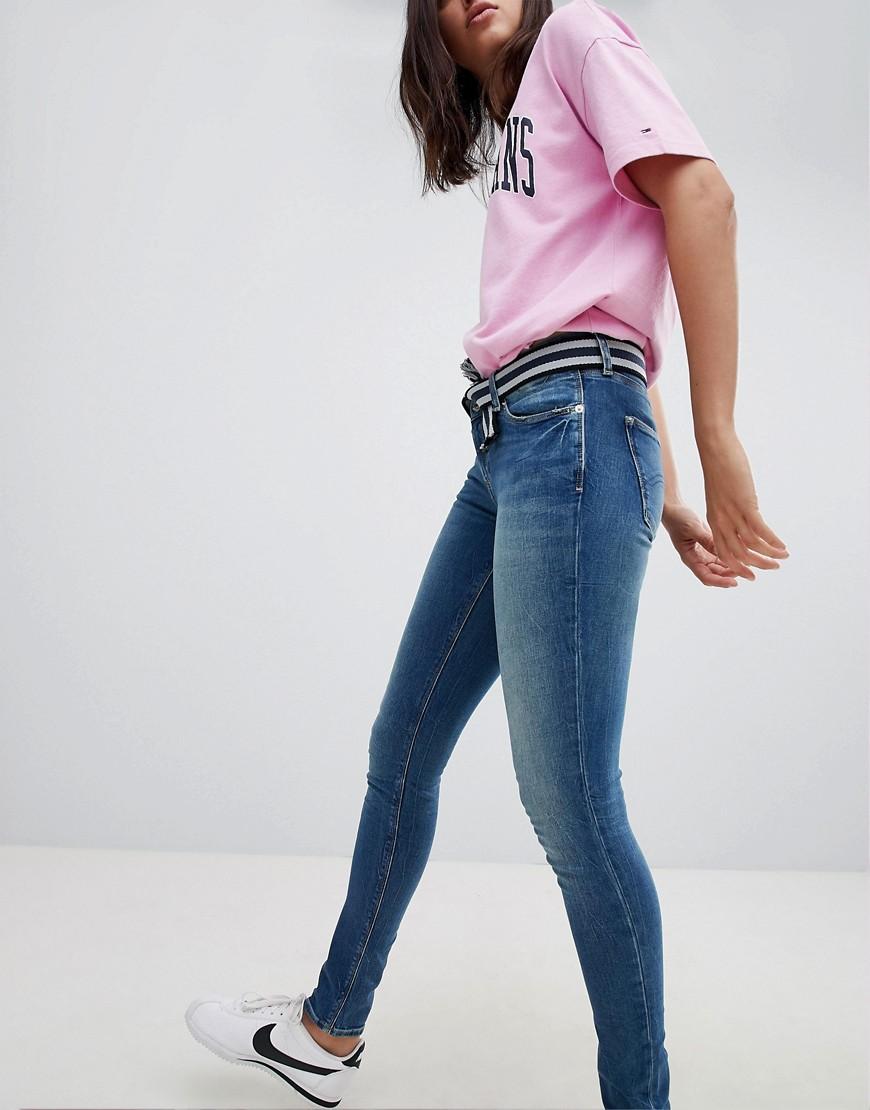 tommy mid rise skinny nora