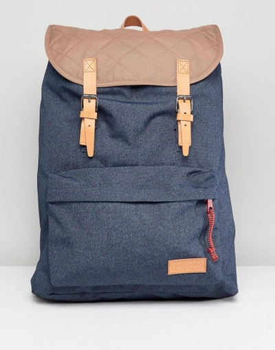 Shop Eastpak London Quilted Backpack - Blue