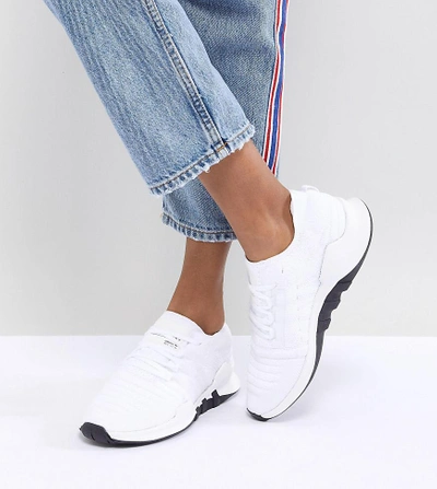 Shop Adidas Originals Eqt Racing Adv Primeknit Sneakers In White - White