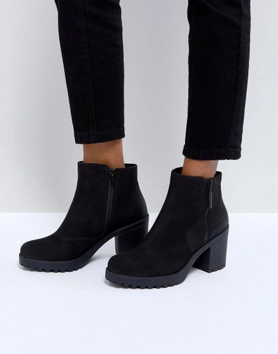 Midlertidig Kenya fryser Vagabond Grace Black Leather Ankle Boots With Zip - Black | ModeSens