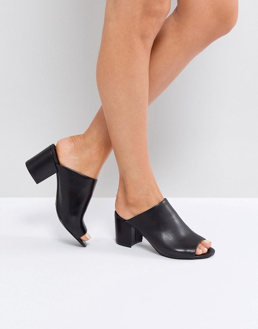 steve madden leather mules