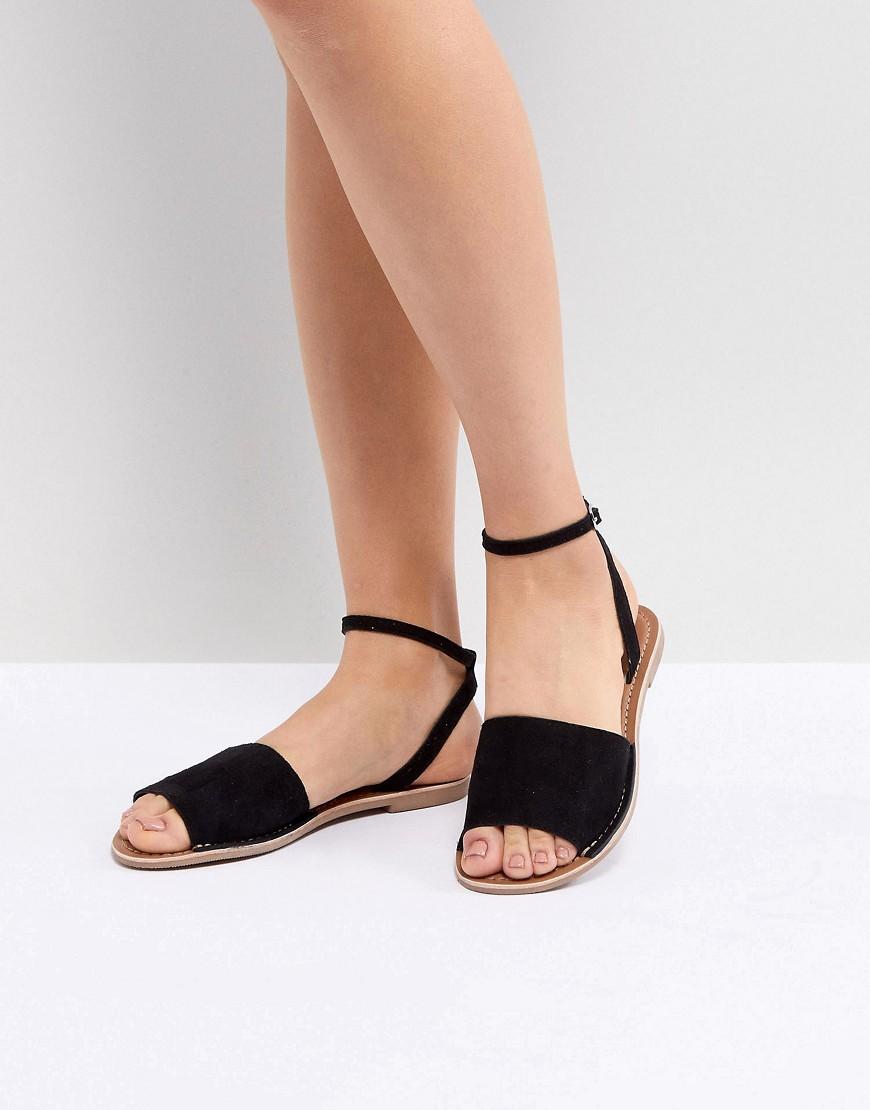 new look flat sandals