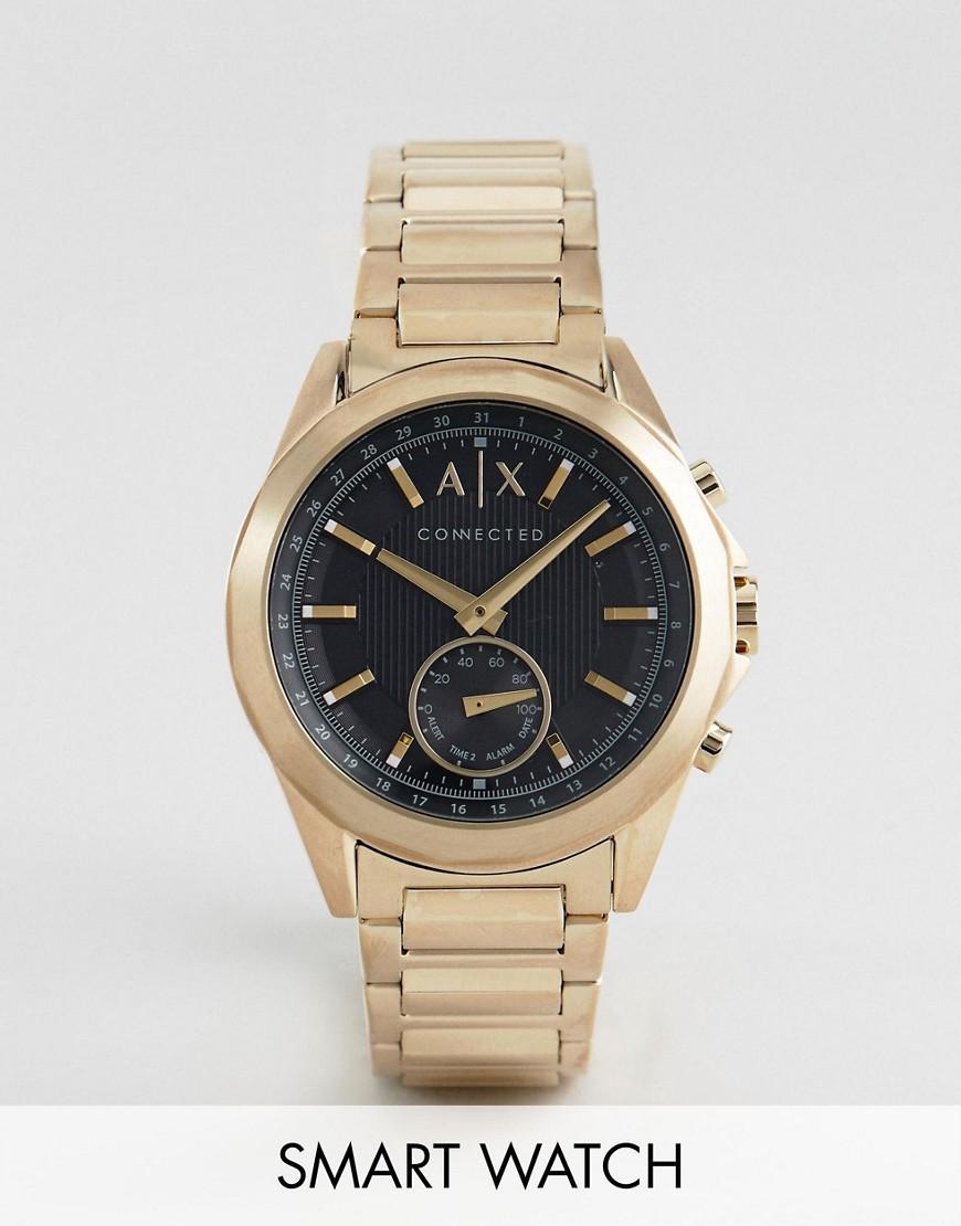 armani exchange connected gold
