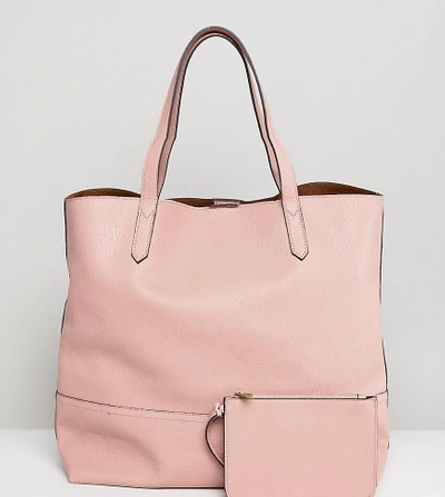 Shop Street Level Tote Bag In Blush - Pink