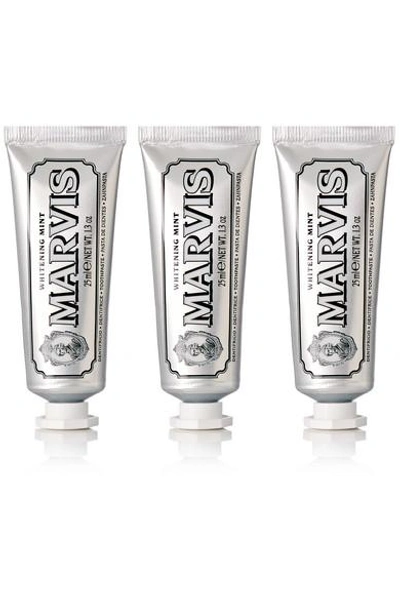 Shop Marvis Whitening Toothpaste, 3 X 25ml - Clear