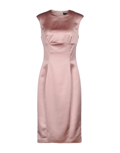 Shop Alessandro Dell'acqua Knee-length Dress In Pale Pink