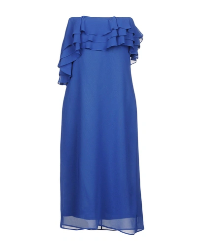 Shop Alessandro Dell'acqua Knee-length Dress In Blue