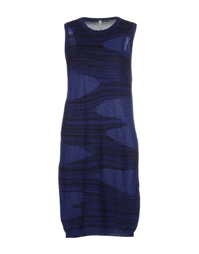 Shop Aimo Richly Short Dress In Dark Purple