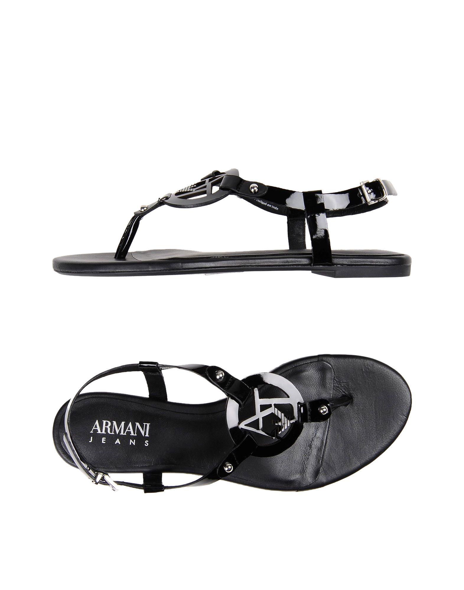 armani jeans flip flops