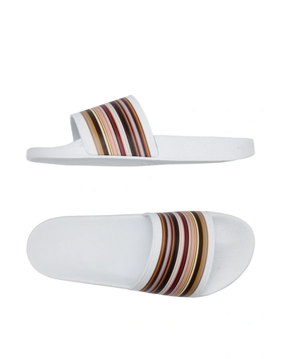 Shop Paul Smith Sandals In White
