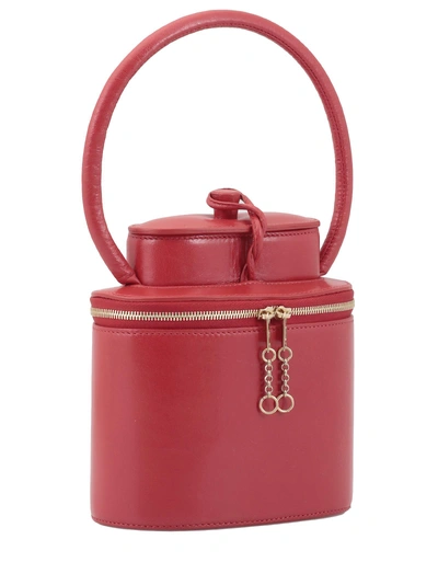 Shop Maison Margiela Tea Container Handbag In Red