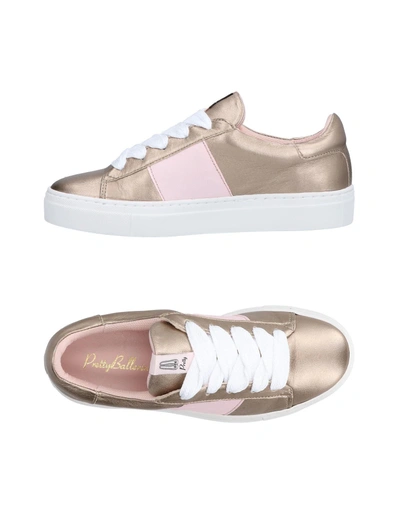 Shop Pretty Ballerinas Sneakers In Platinum