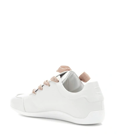 Shop Roger Vivier Sporty Viv' Etiquette Sneakers In White