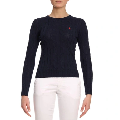 Shop Polo Ralph Lauren Sweater Sweater Women  In Blue