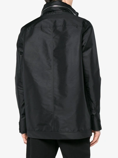 Shop Adidas Originals Rick Owens Dirt Windbreaker Tech Jacket In Black