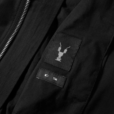 Rick Owens Drkshdw Hexagram Flight Jacket In Black | ModeSens