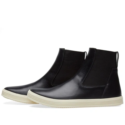 Shop Rick Owens Mastodon Elastic Sneaker Boot In Black