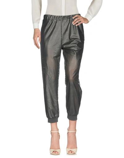 Shop Pinko Casual Pants In Steel Grey