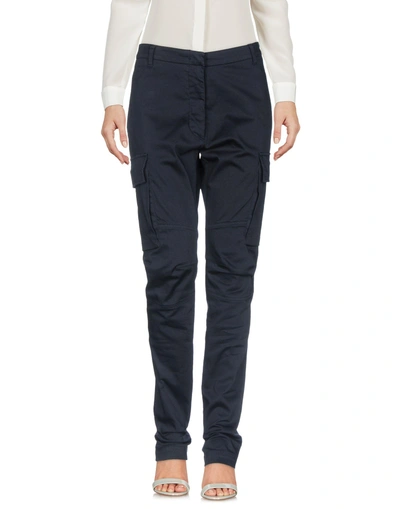 Shop Red Valentino Casual Pants In Dark Blue