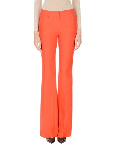 Shop Vionnet Casual Pants In Red