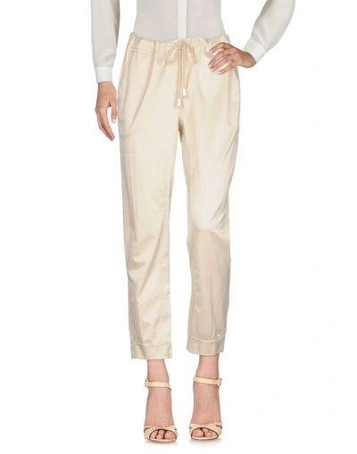 Shop Jijil Casual Pants In Beige