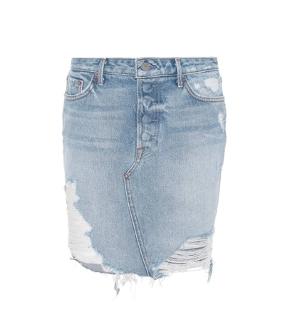 Shop Grlfrnd Rhoda Denim Skirt In Blue