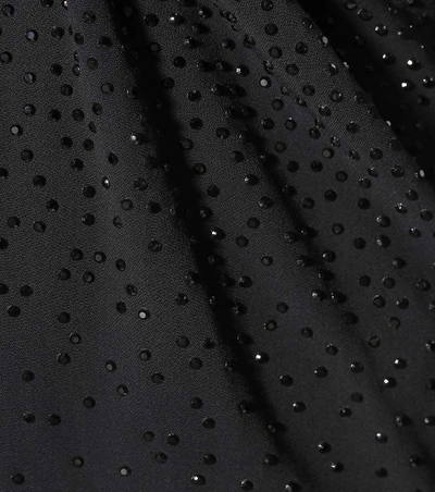 Shop Stella Mccartney Joy Hot Fix Embellished Gown In Black