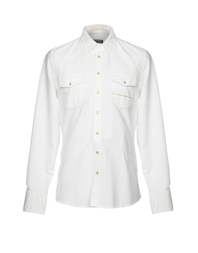 Shop Care Label Solid Color Shirt In White