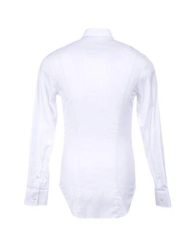Emporio Armani Solid Color Shirt In White