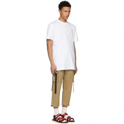 Shop D By D White Two Tapes T-shirt