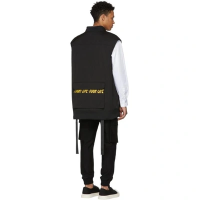 Shop D By D Black I Dont Live Your Life Pack Pocket Vest