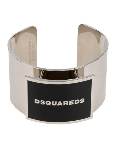 Shop Dsquared2 Woman Bracelet Silver Size M Metal