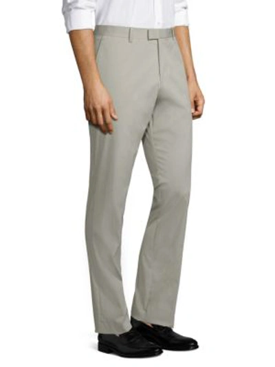 Shop Theory Slim-fit Marlo Sartorial Stretch Pants In Ash