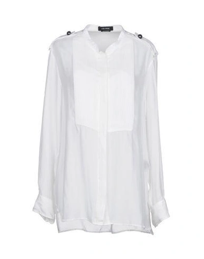 Shop Isabel Marant Silk Shirts & Blouses In White