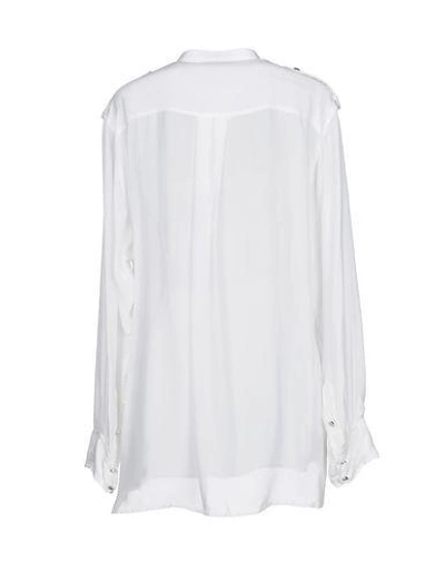 Shop Isabel Marant Silk Shirts & Blouses In White