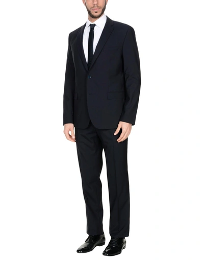 Shop Paoloni Suits In Dark Blue